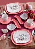 Set de mic dejun, Keramika, 275KRM1614, Ceramica, Multicolor
