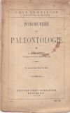 Carte I. Simionescu - Introducere in paleontologie (1928), 170 pagini, editie brosata, limba romana, format 13x20 cm