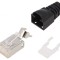 Mufă RJ45 8p8c Cat6a Ecranată Aurită