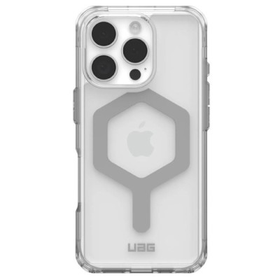 Husa pentru iPhone 16 Pro - UAG Plyo MagSafe - Ice Silver foto