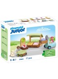 Playmobil Junior Organic Market Stall &amp; Forklift (71691)