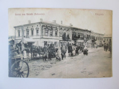 Rara! Siret/Bucovina(Suceava) carte postala cirulata 1928,recond.(spatele lipit) foto