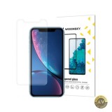 Folie de protectie Ecran WZK pentru Apple iPhone 11 / XR Sticla securizata Full Glue