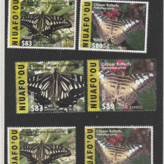 Niuafo'ou 2016-Fauna,Fluturi,serie.complecta,MNH,Mi.577-578,583-584,589-590