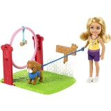 Papusa Barbie Club Chelsea, Dresoare de caini, Mattel