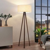 Cumpara ieftin Lampadar PWL-1059, MDF si textil, D38x140 cm