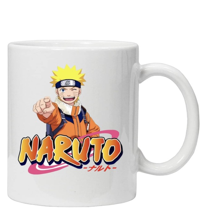 Cana alba personalizata Naruto, INOVATIX&reg;. 330ml