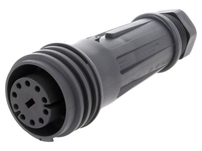 Conector circular mamă 10 pini IP68 foto