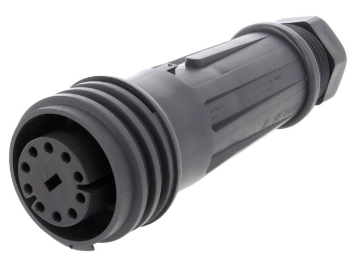 Conector circular mamă 10 pini IP68