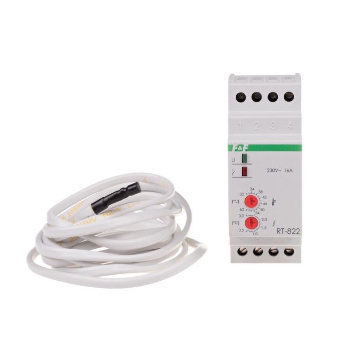 Regulator Temperatură NO/NC pentru Șină DIN RT-823
