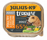 Pachet 11x150g Julius K9 Dog - Terina cu pasare si zucchini - 150g
