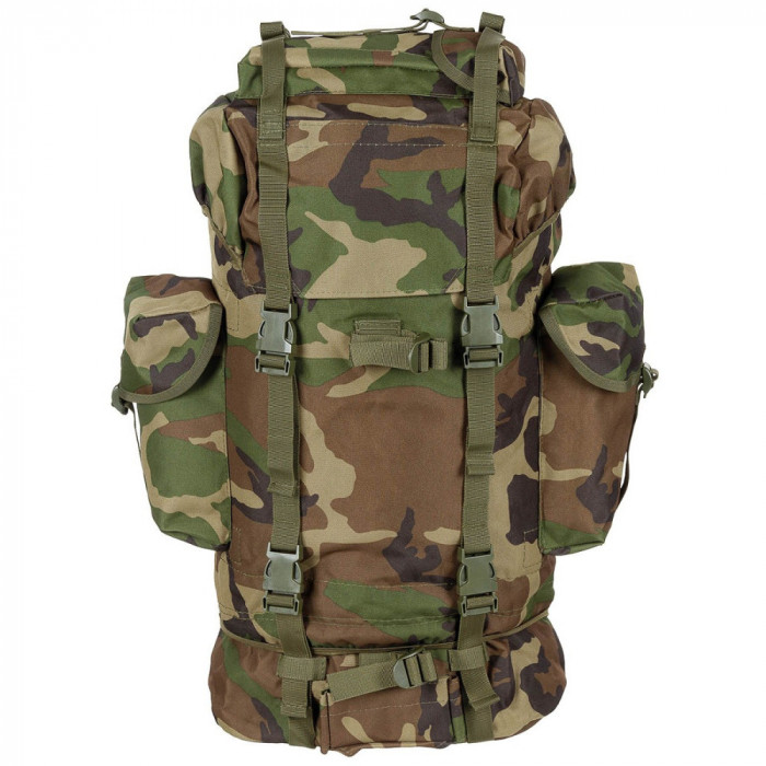 Rucsac MFH BW Combat Camuflaj Woodland 65L 30253T