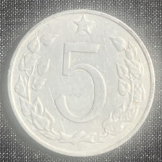 Moneda Cehoslovacia 5 haleri 1966