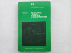 VICTOR DAN ZLATESCU - GEOGRAFIE JURIDICA CONTEMPORANA. INTRODUCERE IN TEORIA MARILOR SISTEME DE DREPT