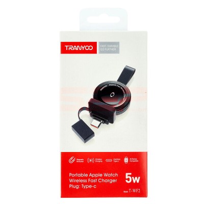 Incarcator wireless pentru Apple Watch Series Tranyoo T-WF2 BLACK foto