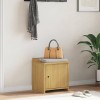 VidaXL Bancă pentru hol &bdquo;SANDNES&rdquo; 45x40x50 cm din lemn masiv de pin 4010449