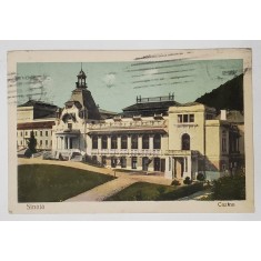 SINAIA , CAZINO , CARTE POSTALA ILUSTRATA , 1923