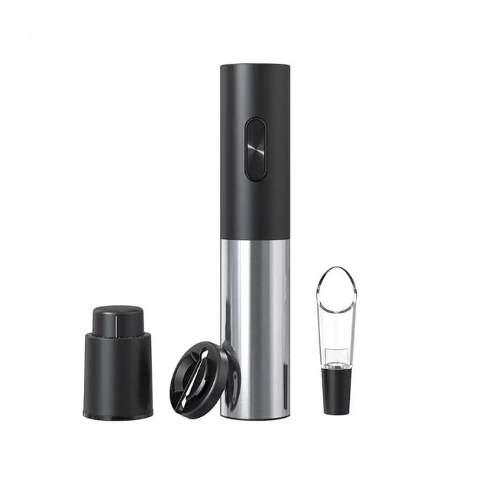 Cadou Barbati, Set Tirbuson Electric cu Accesorii Pentru Vin