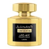 Parfum Confidential Private Gold, Unisex - 100ml, Lattafa