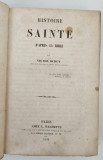 Carte veche 1846 Victor Duruy Histoire sainte d&#039;apres la bible