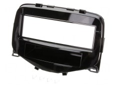 Cadru radio 1 DIN negru luciu pentru Citro&amp;euml;n, Peugeot, Toyota foto