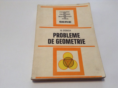 Probleme de geometrie,G.Titeica--RF17/1 foto