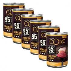 Wellness CORE Dog 95% pui &amp;amp;amp; ra?a 6 x 400 g foto