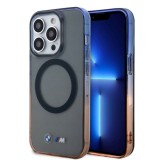 Husa pentru iPhone 15 Pro Max - BMW Hardcase Gradient Bumper MagSafe (BMHMP15XHTGE) - Grey
