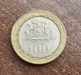 C50 - Moneda foarte veche - Chile - 100 pesos - 2006, America Centrala si de Sud