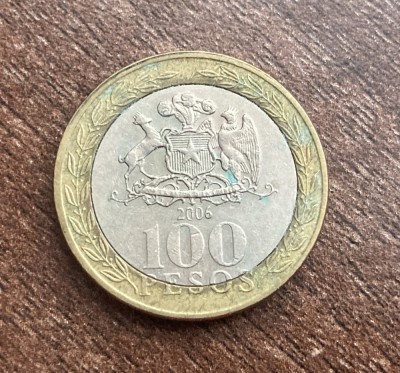 C50 - Moneda foarte veche - Chile - 100 pesos - 2006 foto