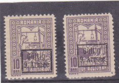 ROMANIA 1918 OCUPATIA GERMANA SUPRATIPAR GULTIG 9 ARMEE MNH/MH foto