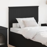 vidaXL Tăblie cap cu headboard Stejar Negru 80 cm Lemn compozit 888474