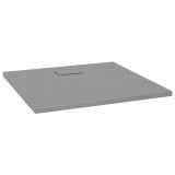 Cumpara ieftin Cadita de dus, gri, 90x80 cm, SMC