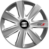 Cumpara ieftin Set 4 Capace Roti GTX Gri R16, Pentru Seat