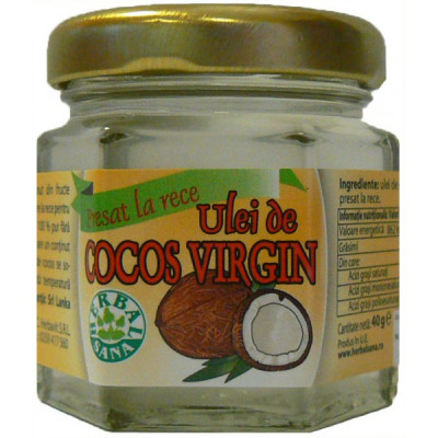 Ulei de Cocos Virgin Herbavit 35ml foto