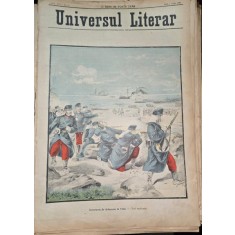 Revista Universul Literar nr.22/1898 pe coperta Incercarea de debarcare in Cuba