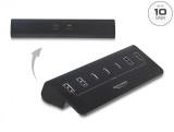 HUB USB 10 Gbps cu 3 x USB Type C + 4 x USB-A Negru, Delock 64283