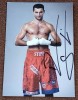 Foto - Boxer Profesionist Stipe Drvi&scaron; (nume de scenă Stipe Drews) - semnatura originala