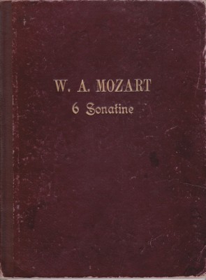 AS - PARTITURA - W.A. MOZART - 6 SONATINE foto