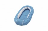 Cumpara ieftin Cuib bebelusi pozitionator SomnArt baby nest, 94x60cm, albastru Relax KipRoom