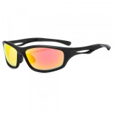 Ochelari De Ciclism Unisex Techsuit 9309, Polarizati, Negri Rosi