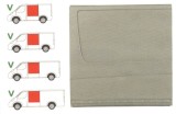 Segment reparatie panou lateral Mercedes Sprinter 209-524 07.2006-10.2013, Vw Crafter (2e) 12.2005-2017 , partea Stanga, Partea Superioara , Metal,Se