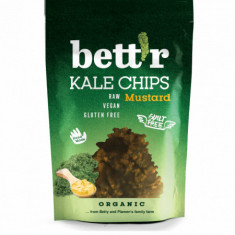 Chips din kale cu mustar raw fara gluten Bio, 30g, Bettr