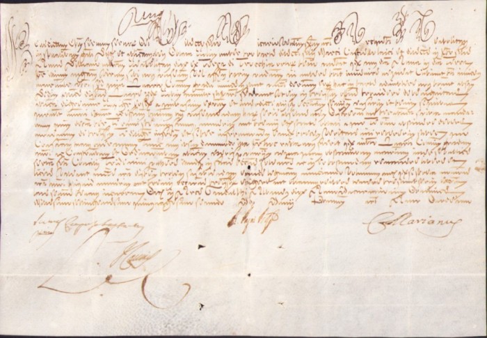PM262N Bulă papală emisă de Papa Benedict al XIV-lea, 1752, pe pergament