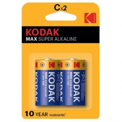 KODAK - Baterie alcaline MAX C LR14 2 UNITĂȚI foto