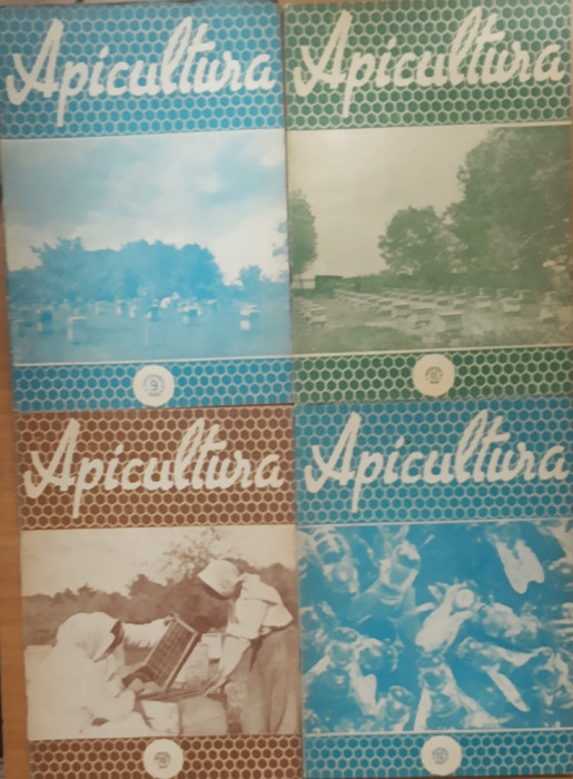 REVISTA APICULTURA 1956/ NR 10, 12, 11, 9