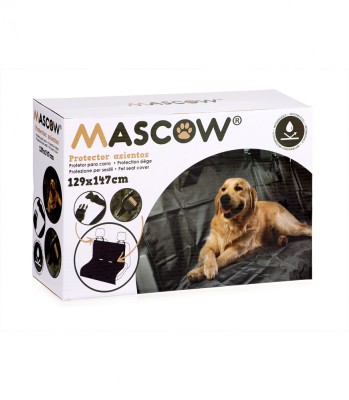Husa protectie auto animale de companie, 147 x 129 x 0,01 cm, Negru foto