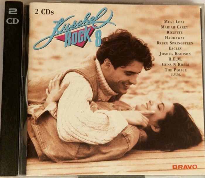 Various &lrm;&ndash; Kuschelrock 8 NM / NM dublu cd pop rock Columbia Germania 1994
