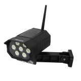 Camera de supraveghere falsa Esperanza PHANTOM, 42 LED, senzor de miscare, negru, 147x84x82mm