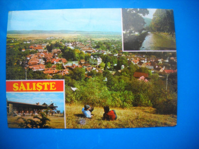 HOPCT 43789 SALISTE IN ANUL 1977 JUD SIBIU --CIRCULATA foto